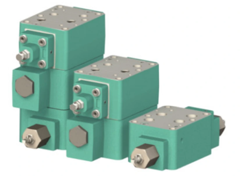 Yuken 06 Series modular valves shown in the manufacturer catalogue