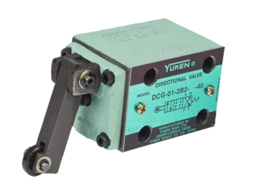 Yuken DCG-01 cam operated directional valve with roller