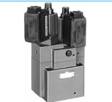 Yuken EHFBG flow control and relief valves shown in the manufacturer catalogue