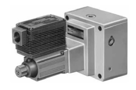 Yuken EHFG and EHFCG flow control valves shown in the manufacturer catalogue