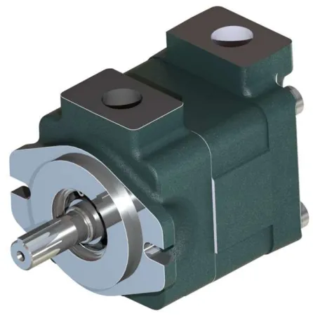 Yuken HMV1 Series vane motors shown in the manufacturer catalogue