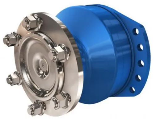 Yuken MSE-02 Series cam motors shown in the manufacturer catalogue