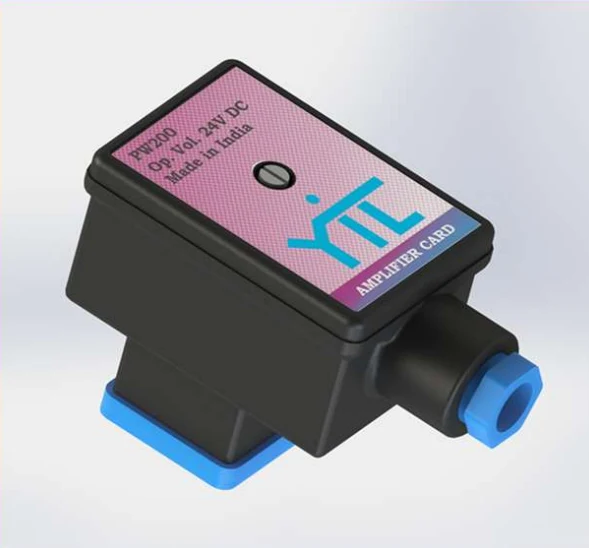 Yuken PW200 proportional valve controller shown in the manufacturer catalogue