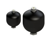 Yuken YAWT Series Diaphragm Accumulators shown in the manufacturer catalogue