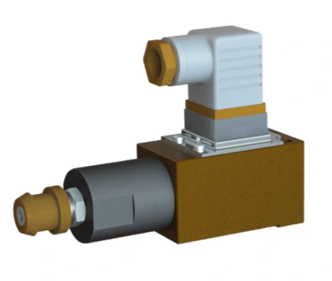 Yuken YSG hydro-electric pressure switch with plug-in DIN connector