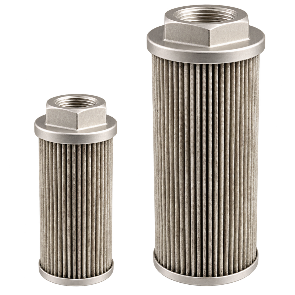 Yuken YSS suction strainers — representative product image with transparent background