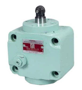 Yuken ZG and ZCG catalogue deceleration valve with roller-operated spool