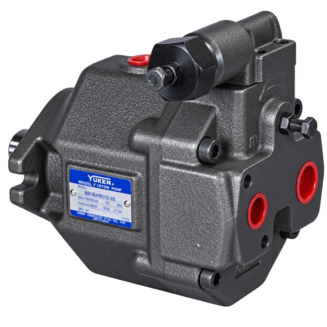 Yuken AR Series variable displacement piston pump, enhanced product illustration