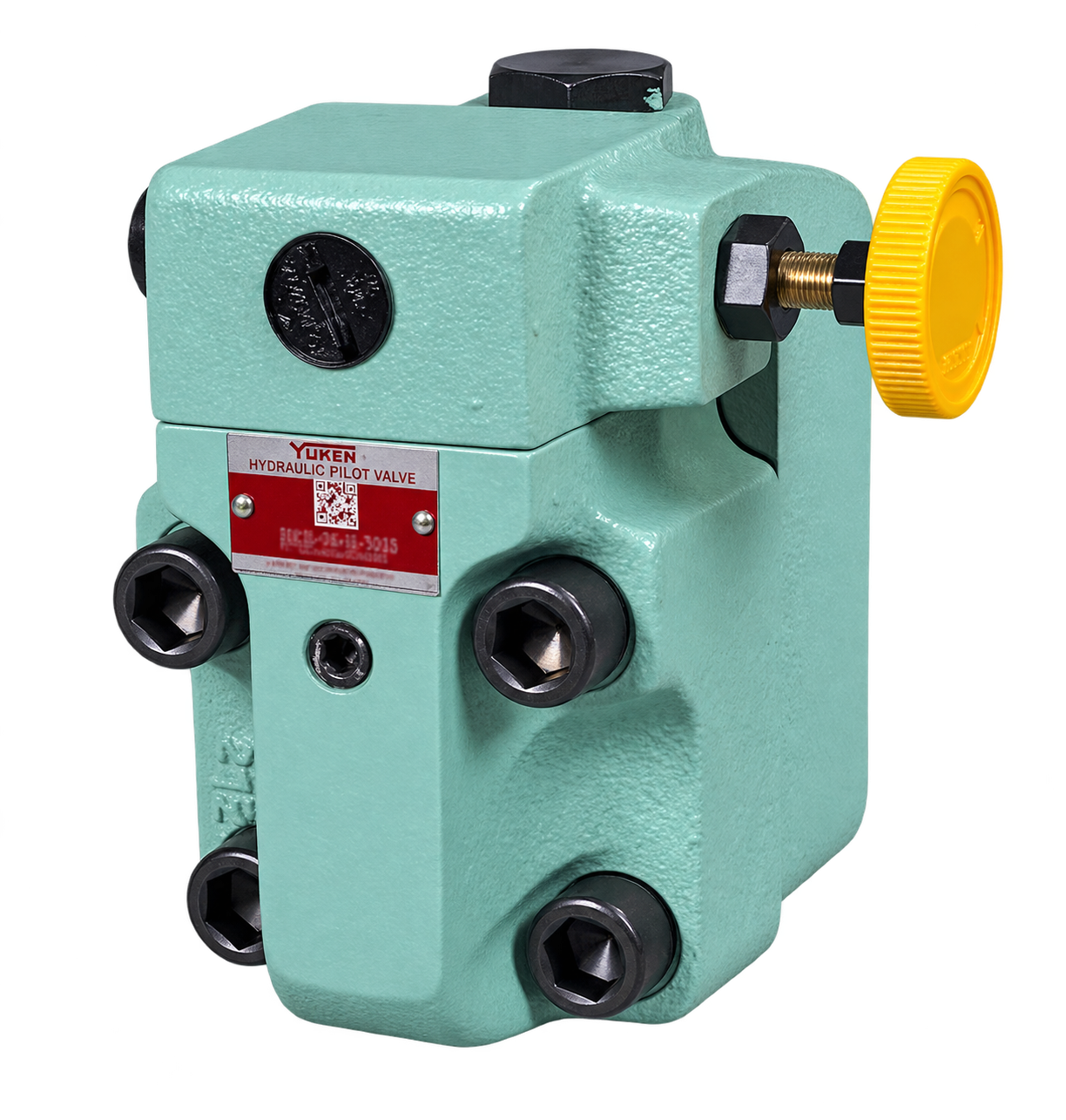 Yuken BUCG-06 unloading relief valve with pressure adjustment handle