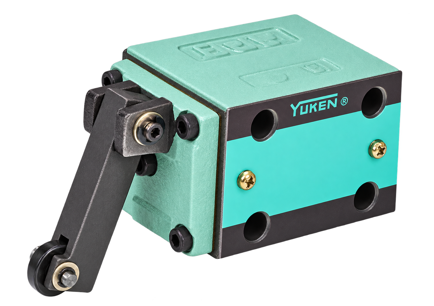 Yuken DCG-01 cam operated directional valve with roller